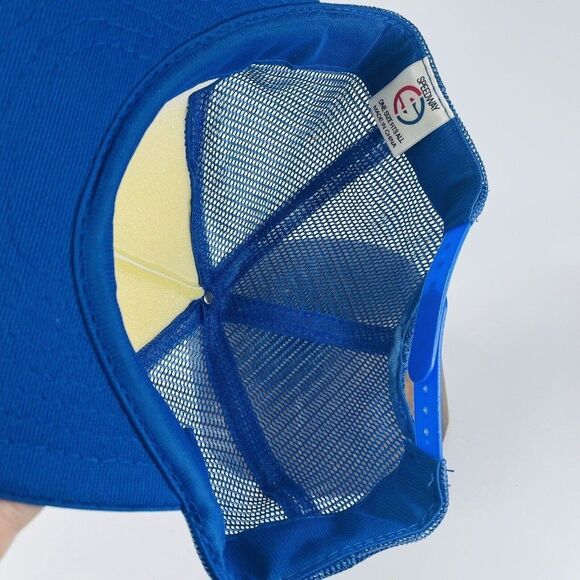 ELF Herring Lyon Food Mesh Snapback Trucker Hat Cap VTG - Picture 10 of 10